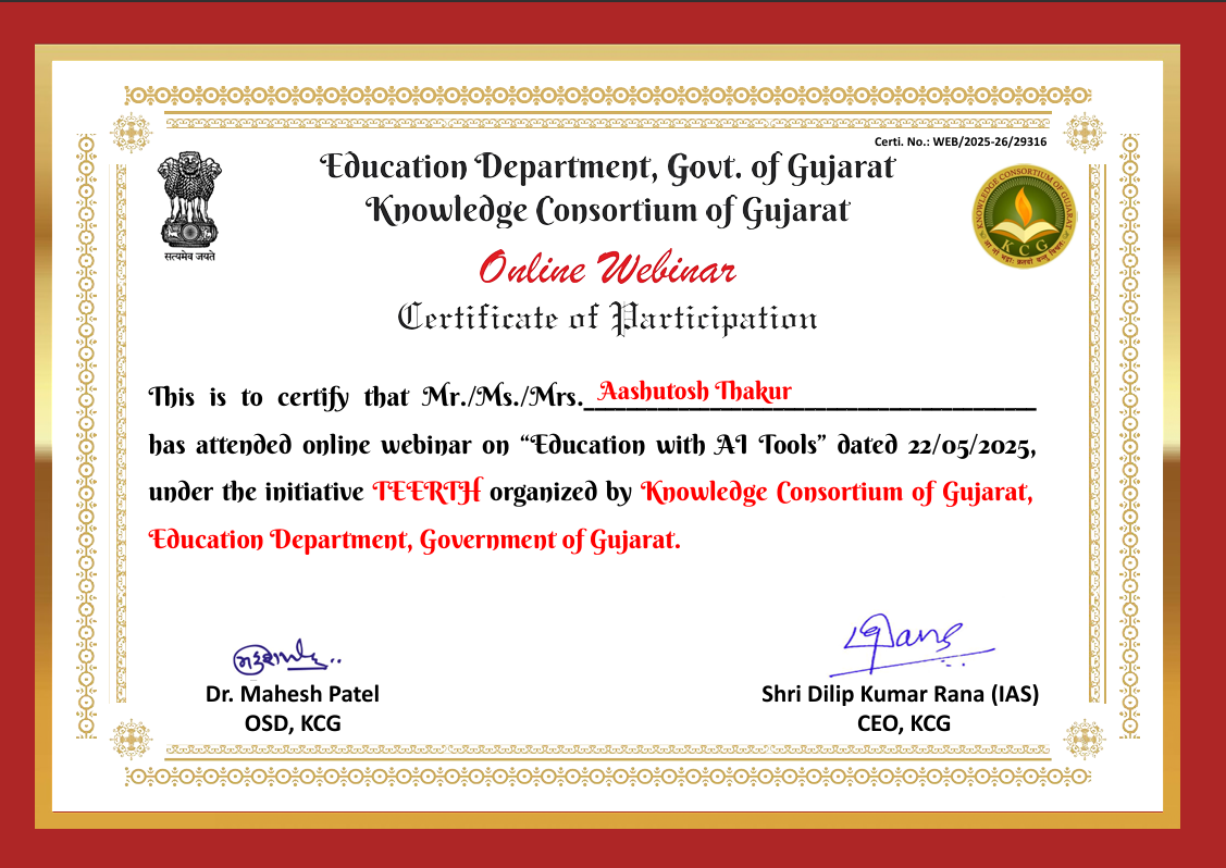 Education with AI tool