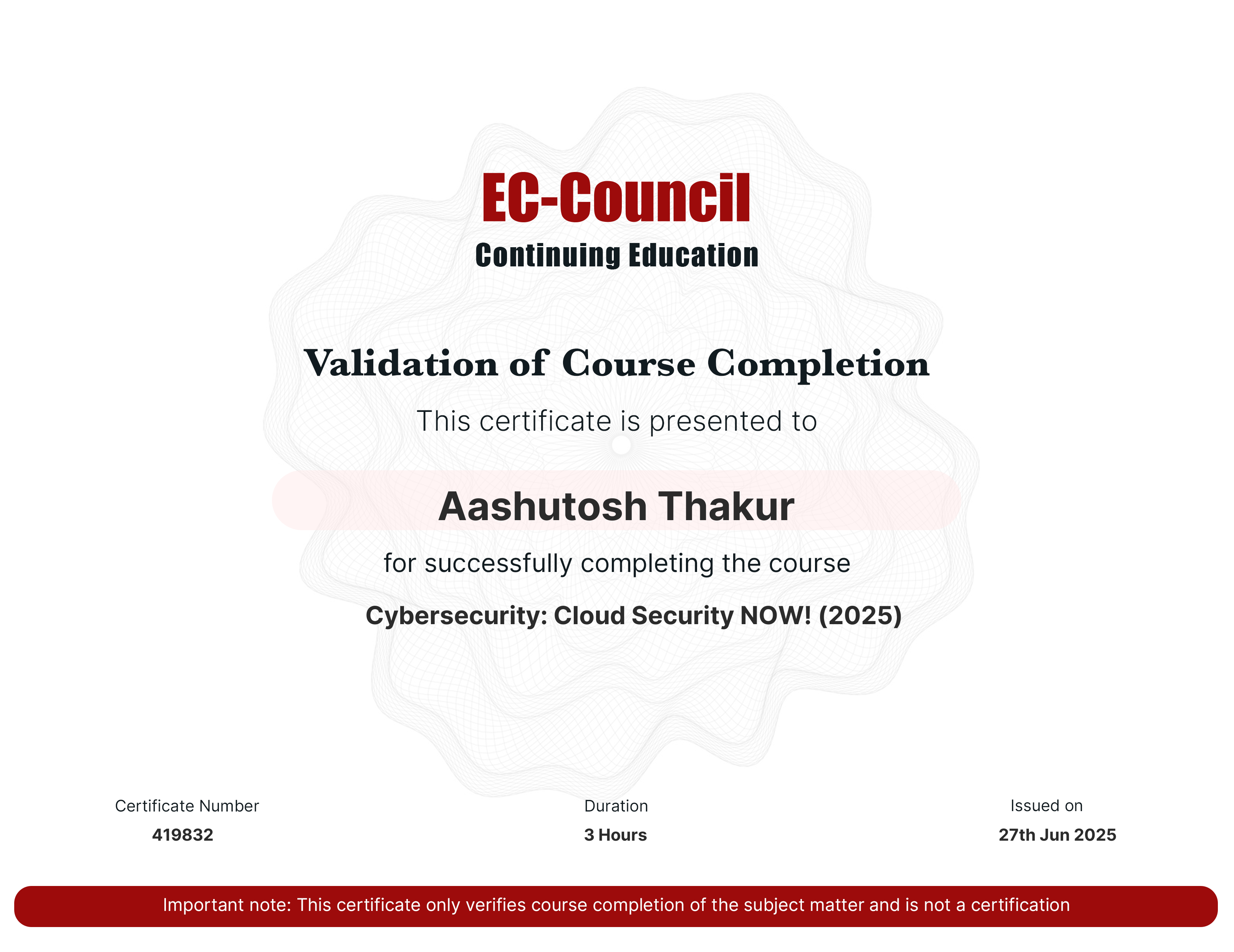 Cybersecurity Cloud Security