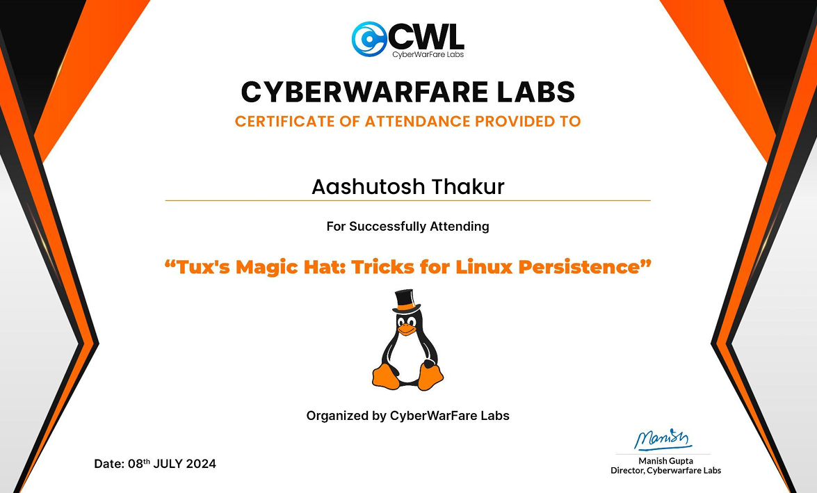Tux's Magic Hat: Tricks for Linux Presistence