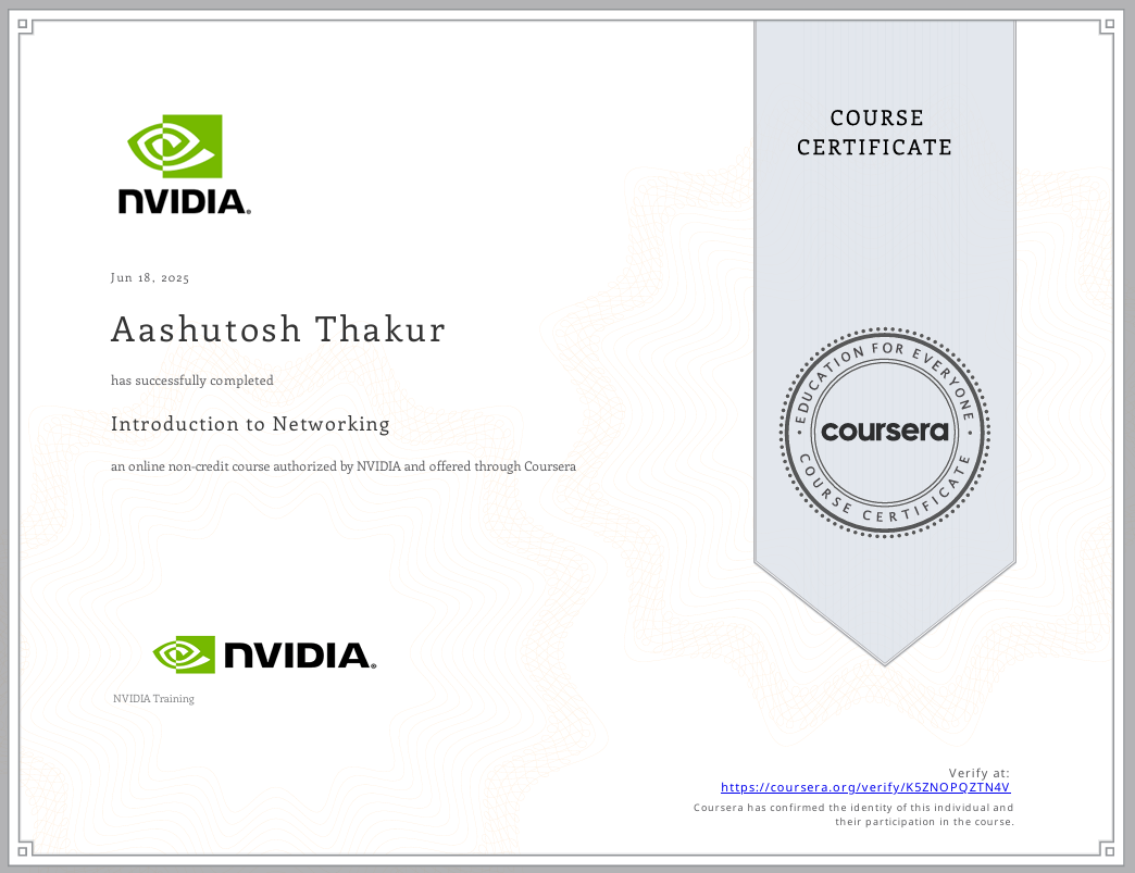 Introduction to Networking NVIDIA